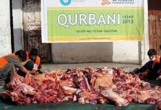 الخدمت فاونڈیشن کیجانب سے گلگت بلتستان میں گھر گھر قربانی کے گوشت کی تقسیم