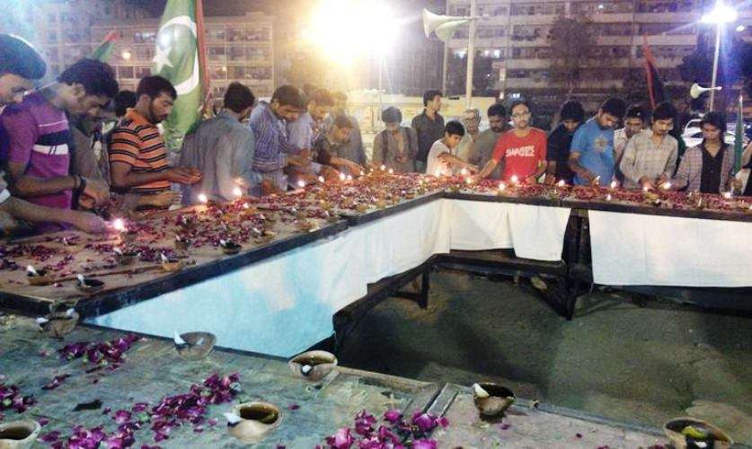 ایم ڈبلیو ایم کراچی کی جانب سے نشتر پارک میں شب شہداء کا اہتمام