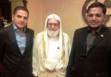 پی ایل ایف کے سیکرٹری جنرل صابر کربلائی کی مفتی اعظم فلسطین شیخ محمد نامر زغموت سے ملاقات