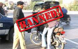 کراچی سمیت سندھ بھر میں 24 گھنٹوں کیلئے موٹر سائیکل کی ڈبل سواری پر پابندی عائد