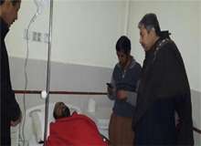 کوئٹہ، رکن بلوچستان اسمبلی آغا رضا رضوی کی زخمی زائرین کی عیادت
