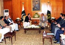 وزیراعلٰی گلگت بلتستان کی صدر پاکستان سے ملاقات، مختلف امور پر تبادلہ خیال