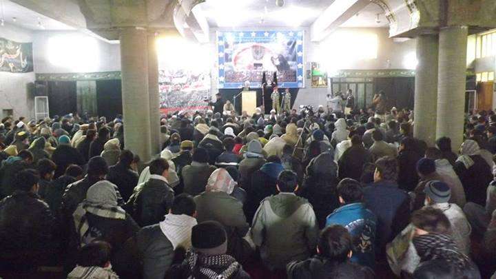 کوئٹہ، شہدائے علمدارروڈ کی پہلی برسی کی مناسبت سے جلسہ عام