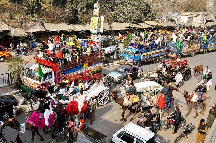 لاہور میں عید میلادالنبی (ص) کا مرکزی جلوس
