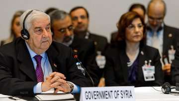 Moallem: Syria Rejected US Talks Bid without Kerry Apology