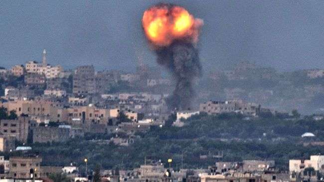 Israel drones hit Gaza Strip, two injured
