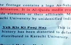 جامعہ کراچی میں القاعدہ کی ذیلی تنظیم ’’ اصحاب ‘‘ کی موجودگی کا انکشاف