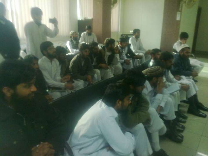 اسلام آباد، اکرم ذکی کا کشمیر سے آئے ہوئے جماعت الدعوۃ کے 30 رکنی طلباء گروپ کو لیکچر