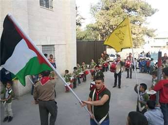 Palestinian scouts rally across Middle East for right of return