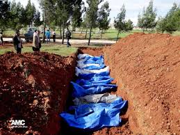 Mass grave discovered in Syria’s Aleppo