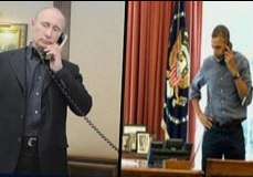 اوباما کا پیوٹن کو فون، یوکرائن کے مسئلے کا سفارتی حل تلاش کرنے پر زور
