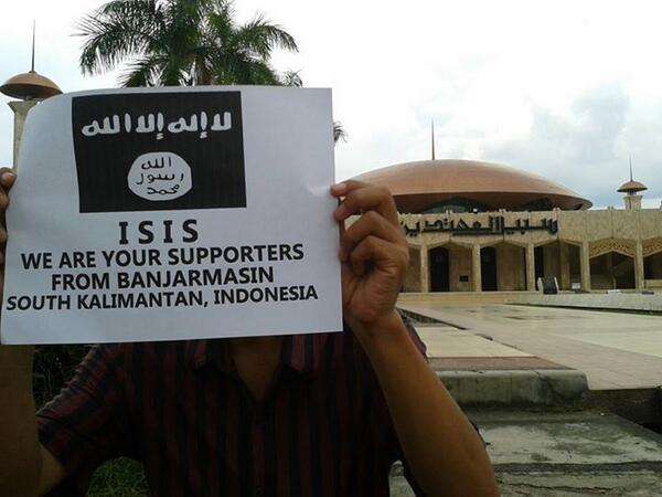 pendukung ISIS di Banjarmasin.