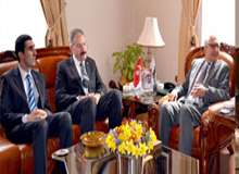 گورنر بلوچستان محمد خان اچکزئی سے ترک سفیر صادق بابر کی ملاقات