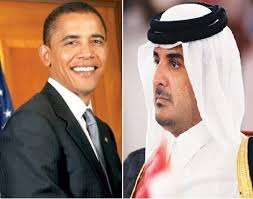 امیر قطر برای حل مشکلاتش دست به دامن اوباما شد