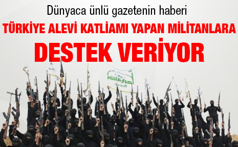 Türkiyə ələvi qətliamı törədən terrorçulara dəstək verir