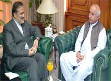 کوئٹہ میں ایرانی قونصل جنرل کی وزیراعلٰی بلوچستان سے ملاقات