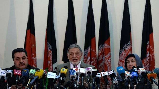 Six Afghan pres. candidates reject partial results