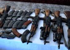 ڈی آئی خان، موٹر کار میں سے بھاری مقدار میں اسلحہ برآمد، ملزمان فرار