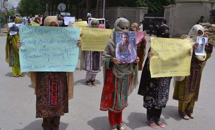 وائس فار بلوچ مسنگ پرسنز کوئٹہ کے زیر اہتمام لاپتہ افراد کی بازیابی کیلئے احتجاجی ریلی