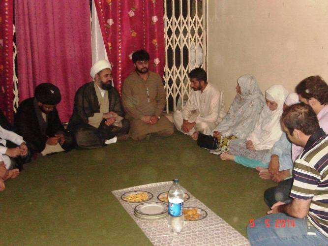 علامہ امین شہیدی نے دورہ کراچی میں  شہداء کے خانوادوں سے ملاقات کی،عوامی  پروگرامات سے خطاب کیا