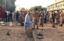 کراچی میں نارتھ ناظم آباد رینجرز ہیڈ کوارٹرز کےقریب دھماکا، 8 افراد زخمی