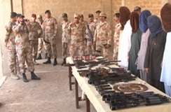 کراچی، گینگ وار اور طالبان کارندوں سمیت 116 ملزم گرفتار، بھاری اسلحہ برآمد