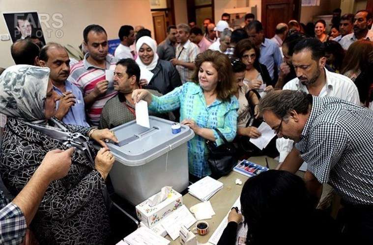 شام میں منعقد ہونیوالے صدارتی الیکشن کے موقع لوگوں کی شرکت اور جوش و خروش دیدنی ہے