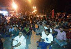 سانحہ تفتان اور سانحہ کراچی کے خلاف شیعہ علماء کونسل کا نیشنل ہائی وے پر احتجاجی مظاہرہ