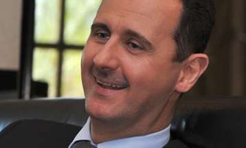 President Assad looks at the future squarely in the face
