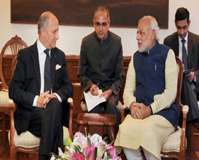 فرانس کے وزیر خارجہ کی بھارتی وزیر اعظم نریندر مودی سے ملاقات