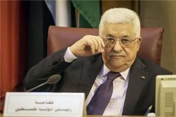 President Mahmoud Abbas attends the Arab foreign ministers