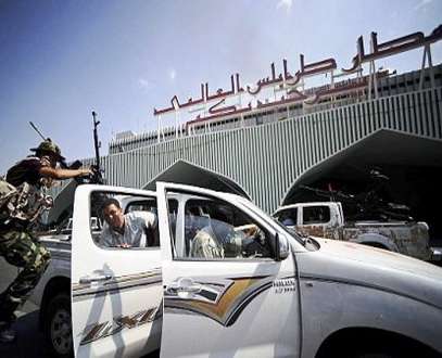 إتفاق لوقف إطلاق النار في مطار طرابلس