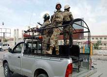کوئٹہ میں مستونگ روڈ پر ایف سی کی گاڑی پر حملہ، 2 اہلکار زخمی