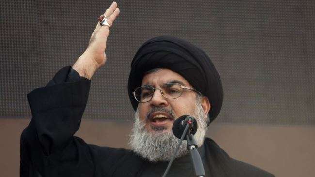 Hezbollah standing by Palestinians in Gaza: Nasrallah