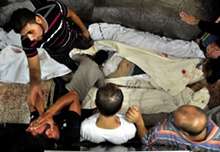 İsrail rejimi iftar zamanı Qəzzada 20 nəfəri qətliam etdi