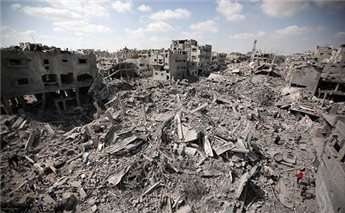 Shell-shocked residents return to find Shujaiyya in rubble