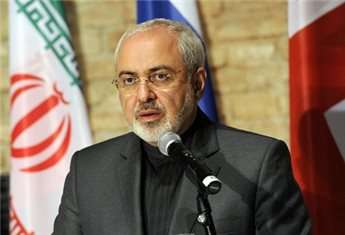 Iranian Foreign Minister Mohammad Javad Zarif gives a press statement in Vienna, on July 18, 2014