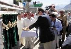 پاکستان میں تعینات جرمن سفیر سیرل نن کا دورہ ہنزہ علی آباد، سنیٹیشن اینڈ واٹر پروجیکٹ کا افتتاح