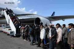 لیبیا میں پھنسے 509 پاکستانی شہریوں کو پہلے خصوصی طیارے کے ذریعے وطن واپس پہنچا دیا گیا