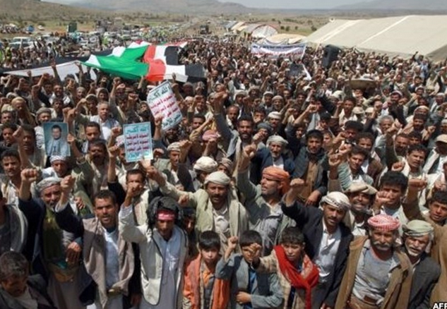 مرحله دوم «تحصن نامحدود» معترضان یمنی کلید خورد