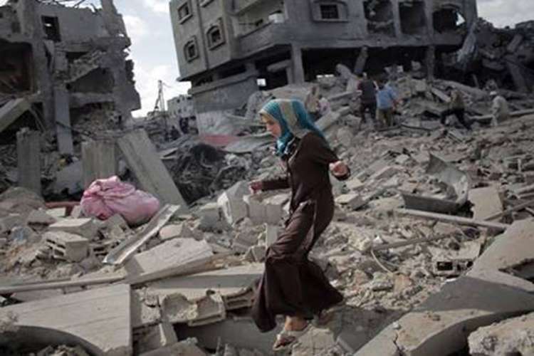 غزہ شہر خاموشاں کے مناظر پیش کرتا ہوا کہ جہاں یادوں کے سوا کچھ بھی نہیں بچا
