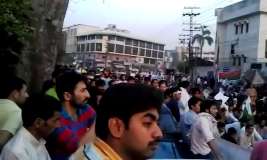 لاہور: ایم ڈبلیو ایم، سنی اتحاد کونسل اور پی اے ٹی کا احتجاجی دھرنا