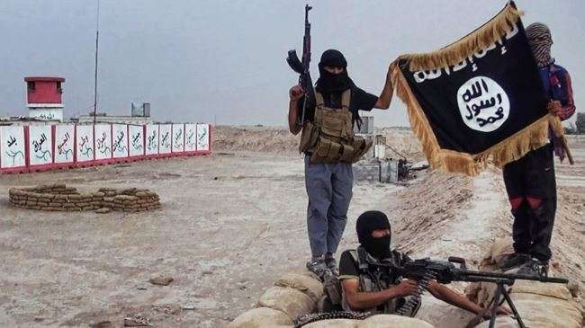 A file photo of ISIL militants in Iraq