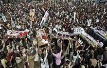کشته و زخمی شدن بیش از یکصد تن از مردم معترض یمن