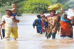 پشتے میں شگاف کے بعد سیلاب سے مظفرگڑھ کو خطرہ