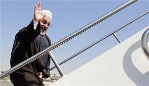 الرئيس روحاني يغادر طهران متوجها الى نيويورك