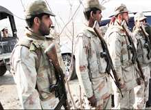 ایف سی بلوچستان کا ضلع خضدار کے علاقے وڈھ میں دہشتگردوں کیخلاف سرچ آپریشن