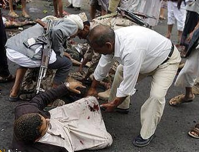 حمله انتحاری به تجمع حوثی ها در یمن / 43 نفر شهید شدند