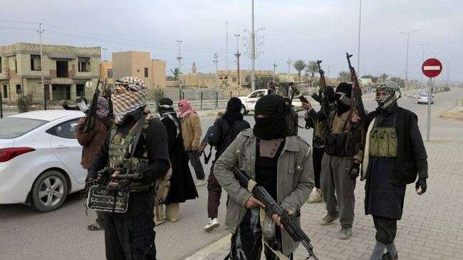 A file photo of terrorist operatives in Iraq