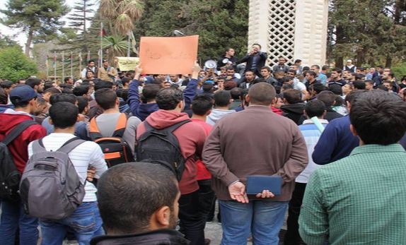 تجمع ضد صهیونیستی دانشجویان اردنی در عمان
